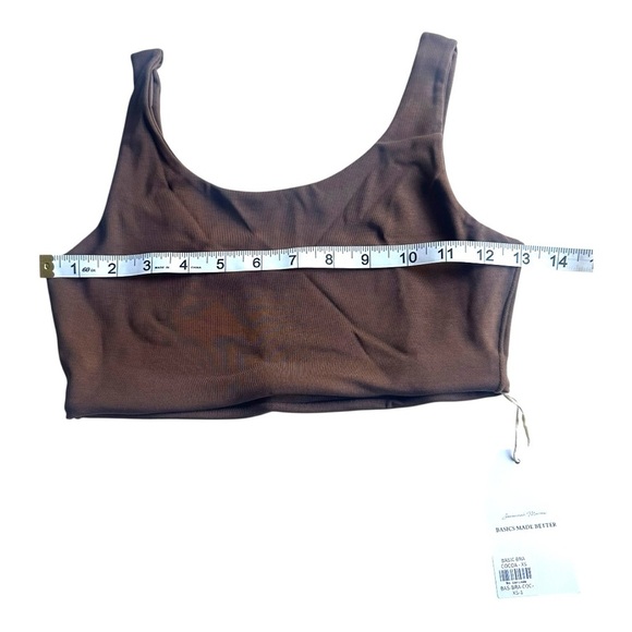 Savannah Morrow Women's Basic Bra Size XS Cocoa NWT - Picture 2 of 3